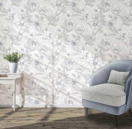 Обои Лирика-Н дуплекс С6-06 0,5м*10м Гр.5 (упак. 12 рул. Саратов)