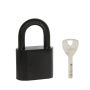 Замок навесной PL-WEATHER-1540 Black 4 fin key ( PL-15-40) диск. /блистер