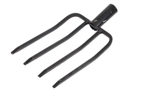 Вилы навозные 4-рогие (кованный пруток)