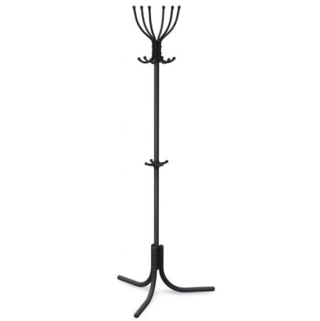 Вешалка напольная ВК6/Ч Комфорт 6 черный Ника