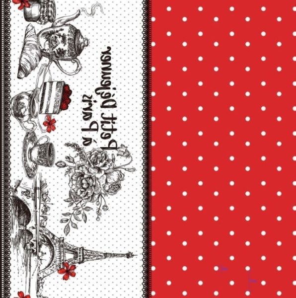 Клеенка на нетк.основе "Амарант" 5467A (1.40х20м)