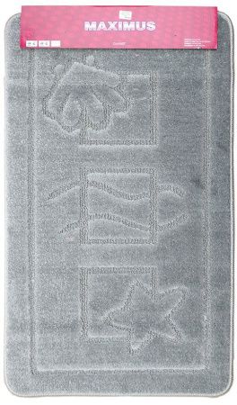 Набор ковриков Maximus (1предмет) 60х100см 521 серый