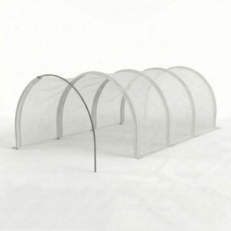 Чехол прошитый для парника 4м из 5 дуг (Спанбонд Премиум 40 3,2х6,4м)