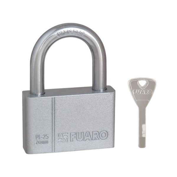 Замок навесной PL-PROTEC-2570 4 fin key (PL-2570) фин. /блистер