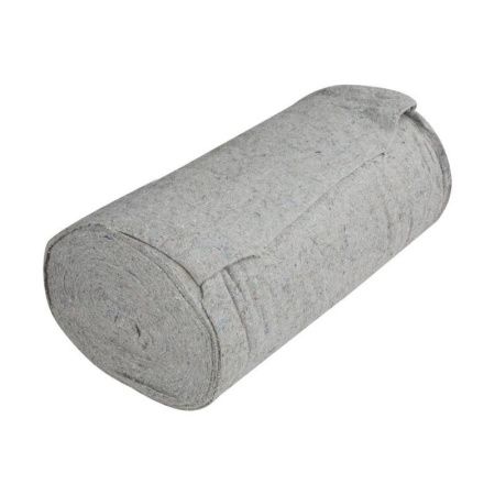 Полотно холстопрошивное шир. 0,75 м. пл.180-200 (рулон 50м) СЕРОЕ