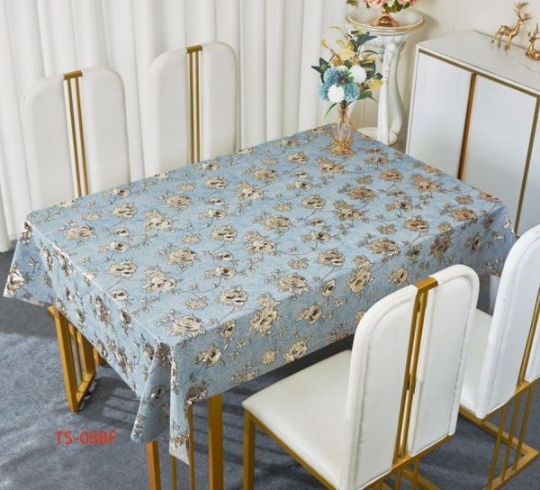 Клеенка на тк.основе лазерная "Жемчуг с принтом" 21693 (1.37х20м)