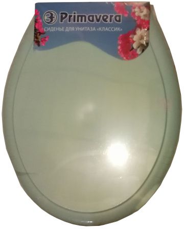 Крышка для унитаза жесткая зеленая "Классик"