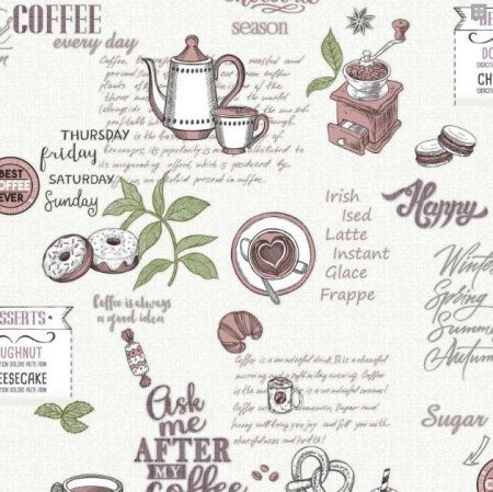 Обои Пончики винил. С32-03 0,5мх10м (упак.9 рул.)