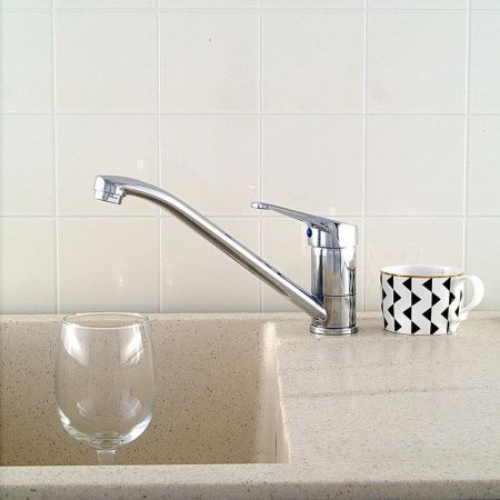 Смеситель для кухни монокомандный  хром  Potato Эверест B49-028