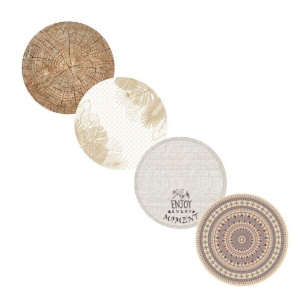 Салфетка 36 см круглая (упак.4шт.)