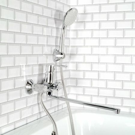 Смеситель для ванны монокомандный хром Potato Diadonna D80-222107