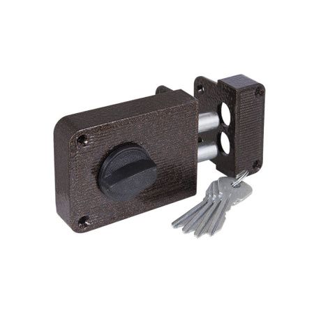 Замок накладной ЗН 1-3 медь