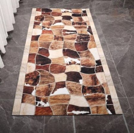 Напольная дорожка на резиновой осн. В 141-110 (матовая) Полиэстер шир. 0,6*15м 800 г/м3