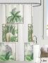 Штора для ванной полиэтиленовая зеленая 19, "Релакс", 180*180