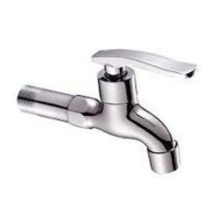 Кран водоразборный одноручковый на холодную воду хром Potato P 4278