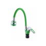 Смеситель для кухни монокомандный  зеленый с хромом  Potato Эверест B58-274E