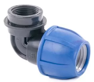 Отвод компрессионный с внутр.резьбой д.32х1"F для ПЭ труб ТурПласт