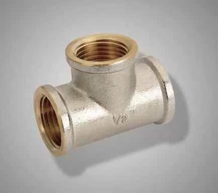 Тройник резьбовой латун. F 328.0404 (T 1/2F*1/2F*1/2F) (уп. 5 шт.)
