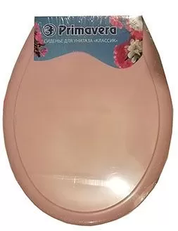 Крышка для унитаза жесткая розовая "Классик"