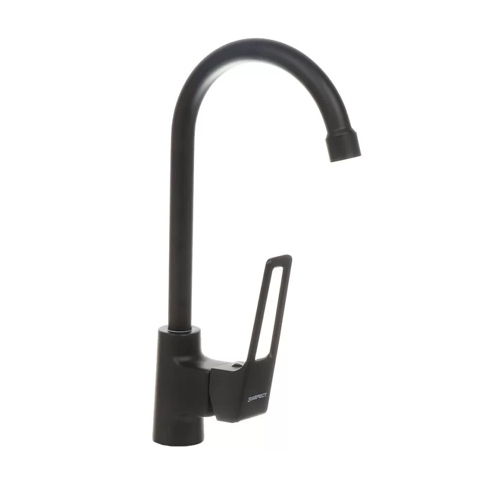 Смеситель для кухни монокомандный  черный  Potato Эверест B40-1546
