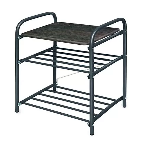 Банкетка 2 (500х330х450) с сидением МДФ,серый разборн.Б2/ДШ Ника