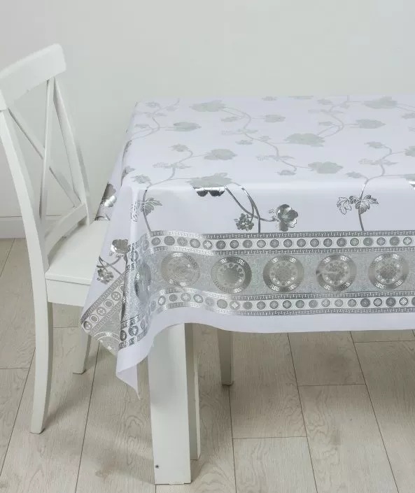 Клеенка на тк.основе "Аурум Колор" Серебро скифов (1.40х20м)