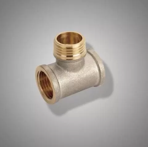 Тройник резьбовой латун. F 330.0505 (T 3/4F*3/4М*3/4F) (уп.5шт.)