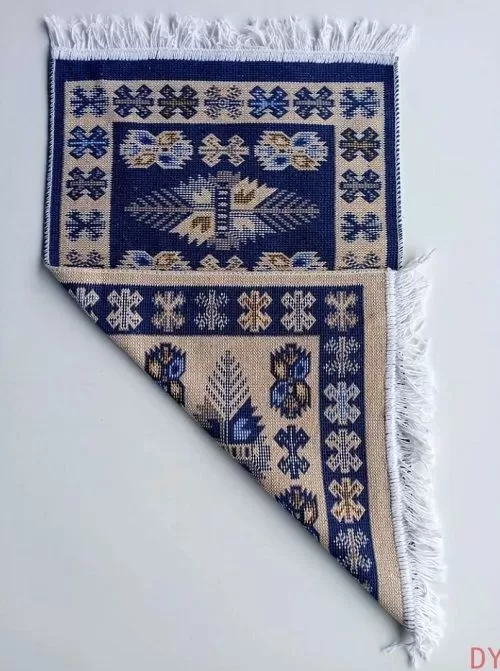 Коврик из хлопка 50*80 син. 11580102 Kilim Usak