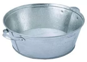 Таз оцинкованный 13л круглый