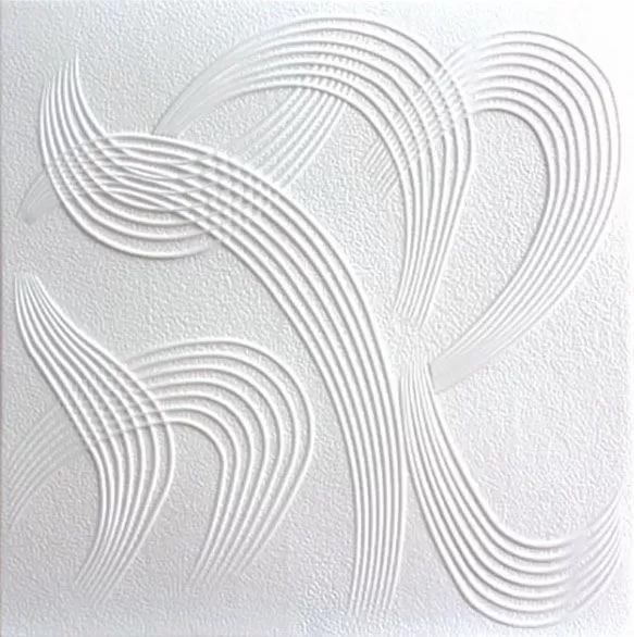 Плитка потолочная белая ламинированная Солид С-2040/38 (уп.152 шт)