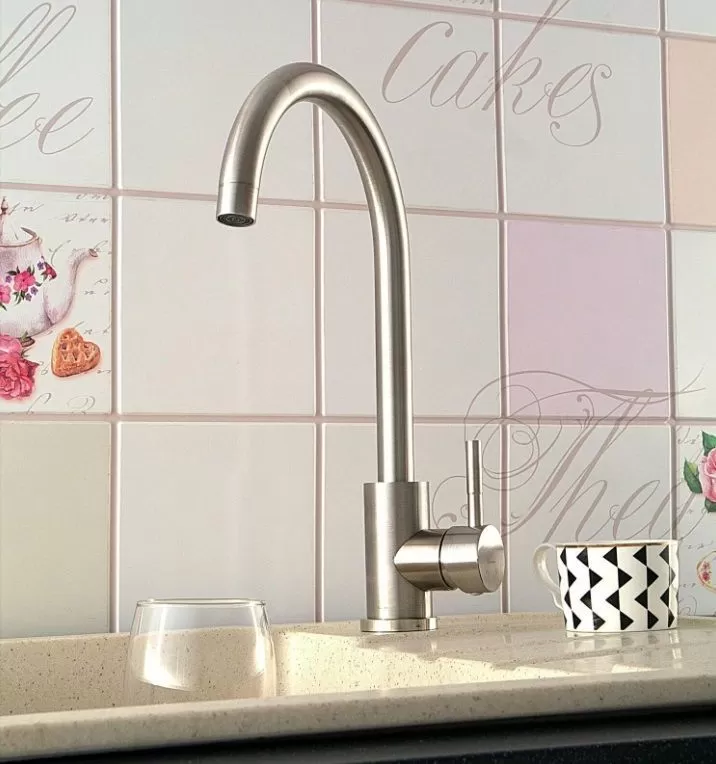 Смеситель для кухни монокомандный хром Potato Diadonna D 46-0003S