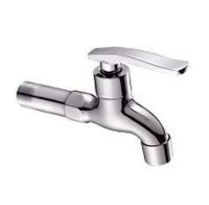 Кран водоразборный одноручковый на холодную воду хром Potato P 4278