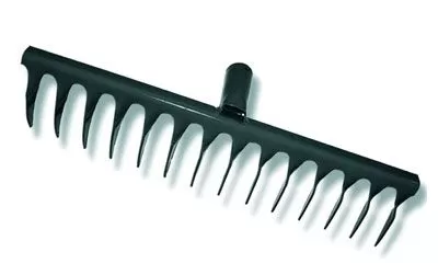 Грабли садово-огородные 14 зуб. метал. витые с черенком* (упак.10шт.)